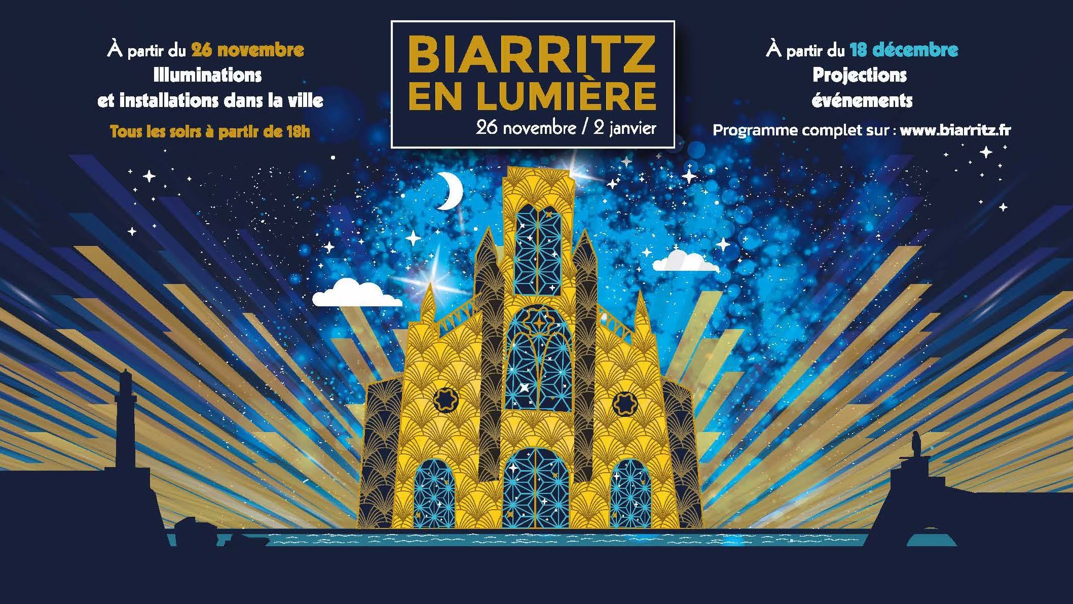 Biarritz en Lumière Noël 2021